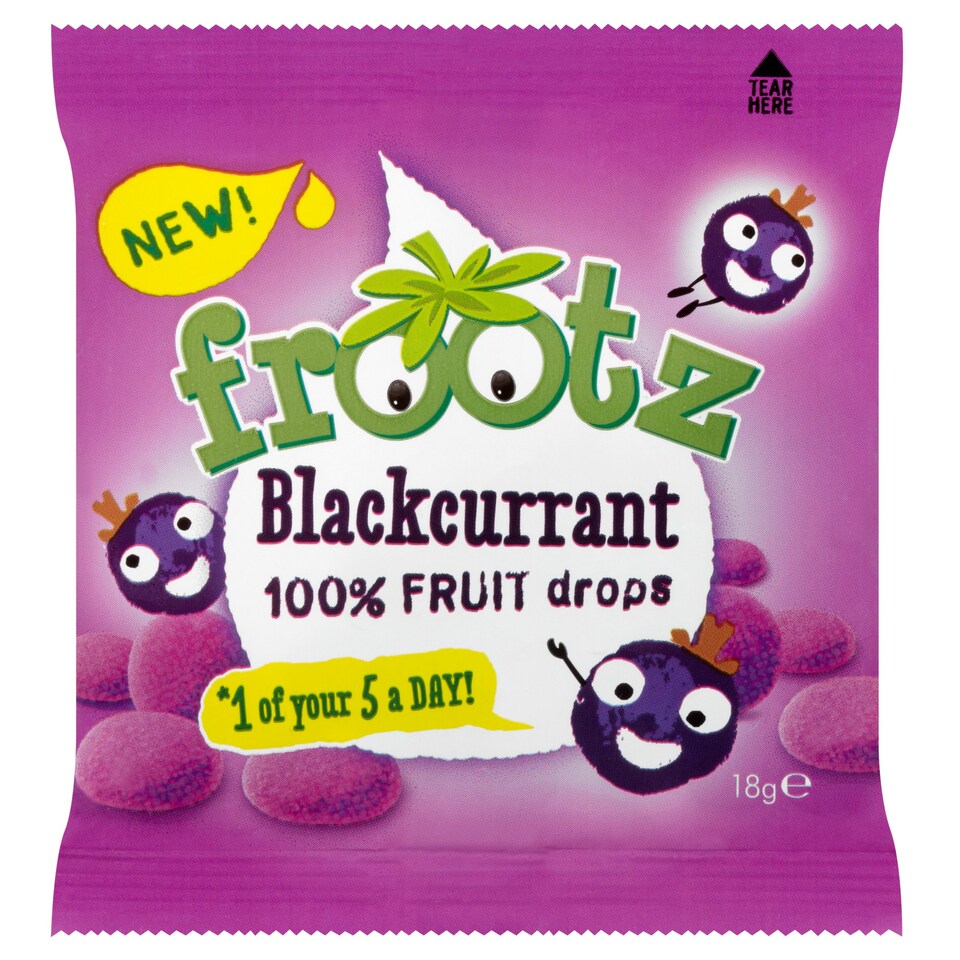 Whitworths Frootz Blackcurrant Buttons 18G - Tesco Groceries
