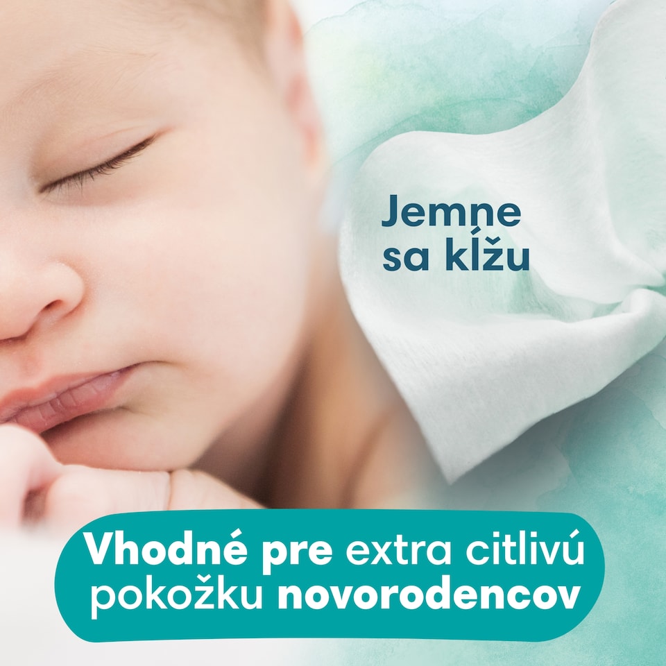 image 1 of Pampers Harmonie New Baby Vlhčené Obrúsky, 4 ks Balenia = 184 Obrúskov