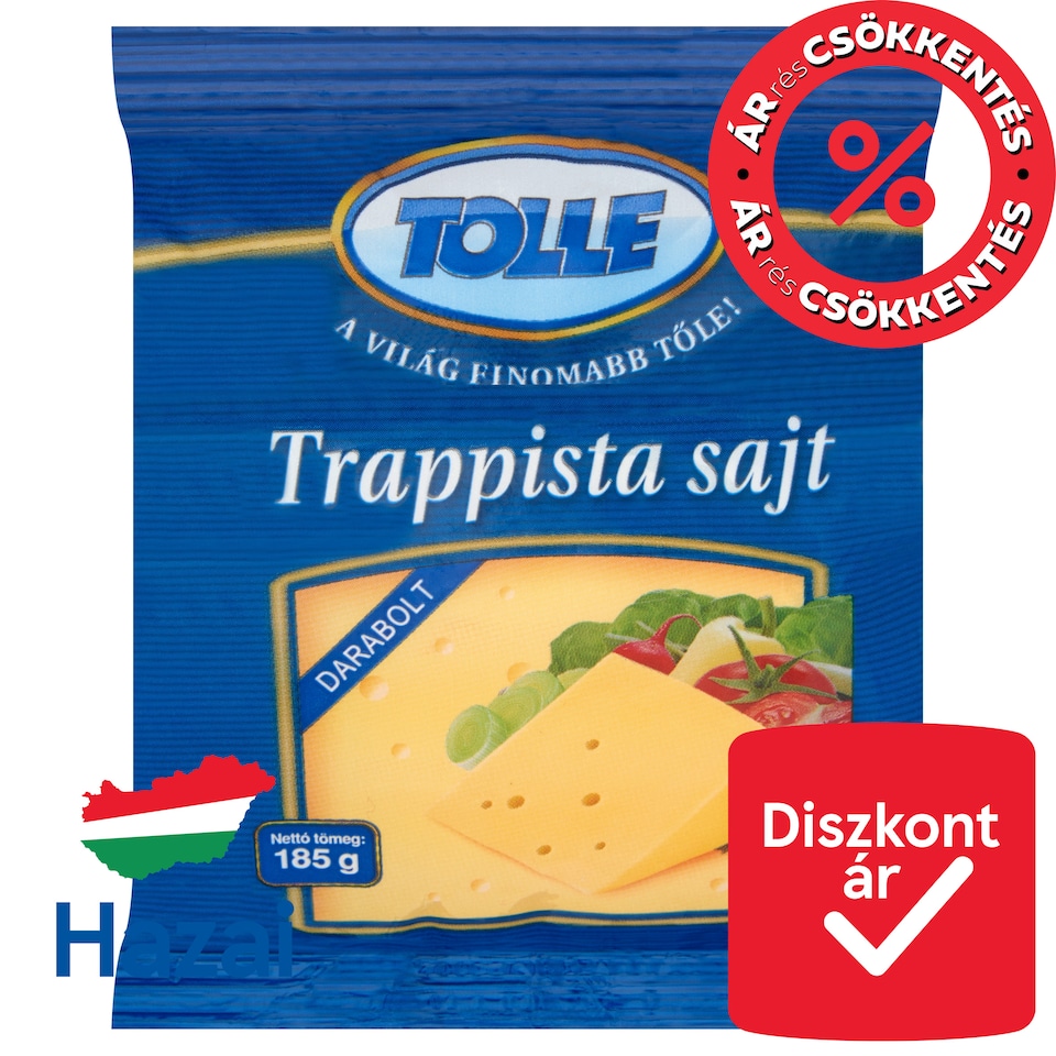 Tolle darabolt trappista sajt 185 g  1. kép