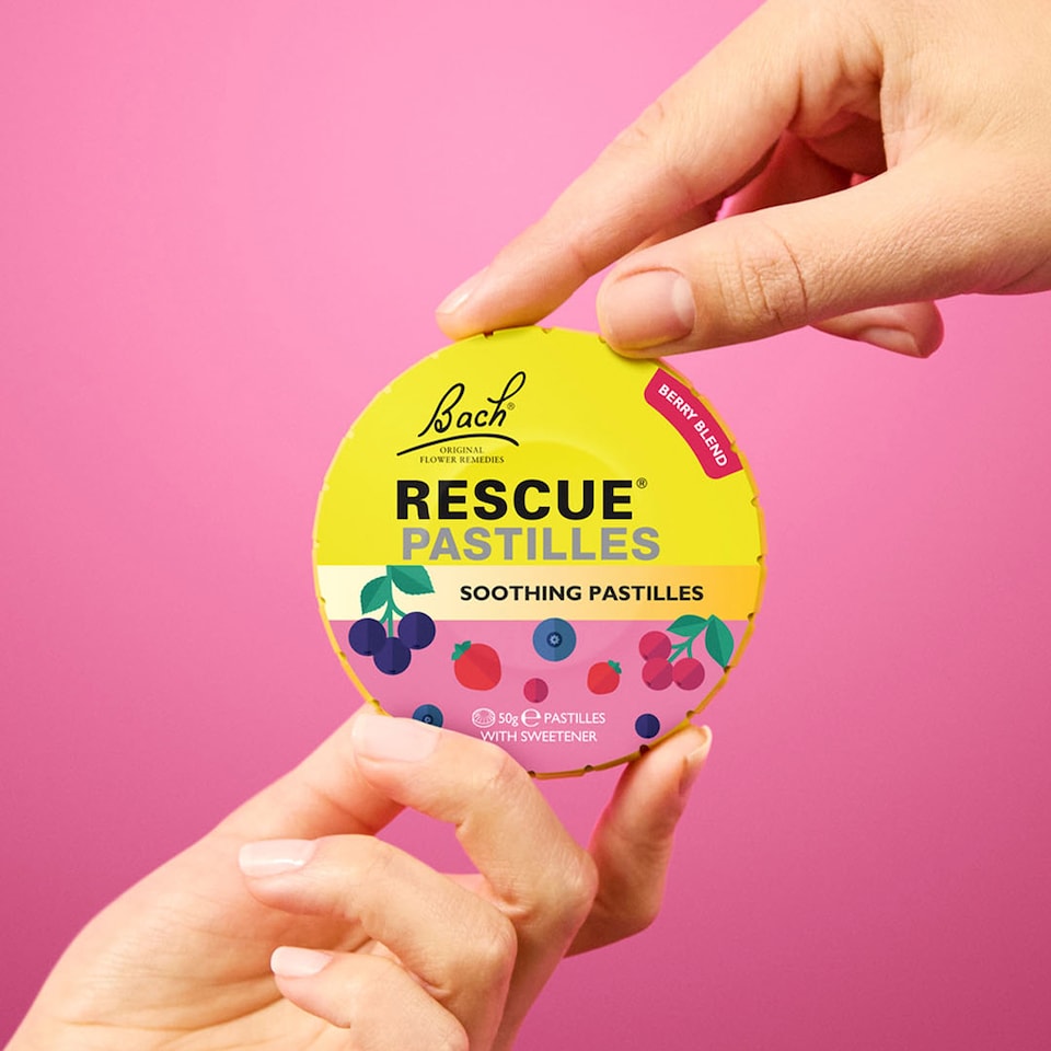 image 1 of Bach Rescue Soothing Pastilles Berry Blend 50g