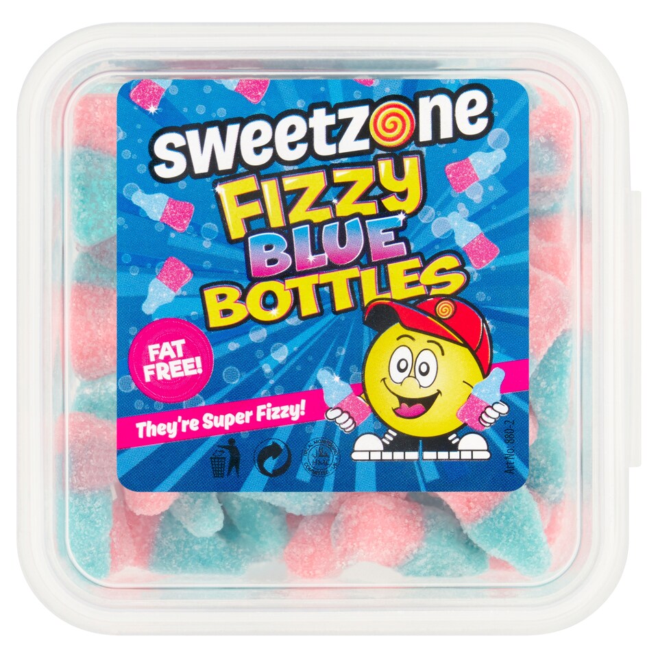 Sweetzone Fizzy blue bottles 170g
