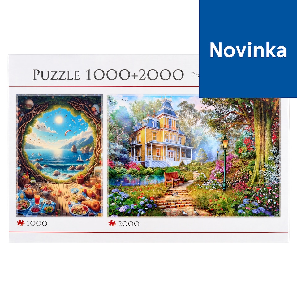 Trefl Premium Quality Morze Sea and Sunny Residence puzzle 1000 + 2000 ks