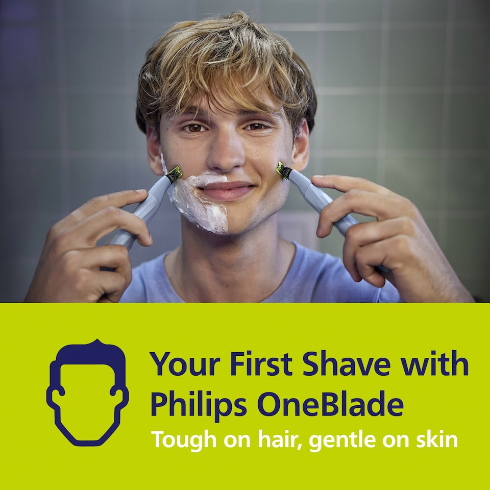 image 1 of Philips OneBlade First Shave QP1324/20