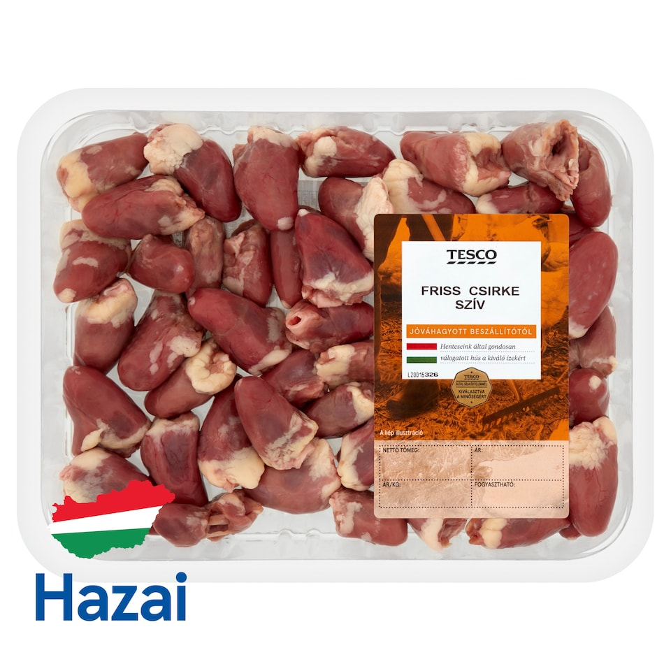 Tesco friss csirke szív 500 g