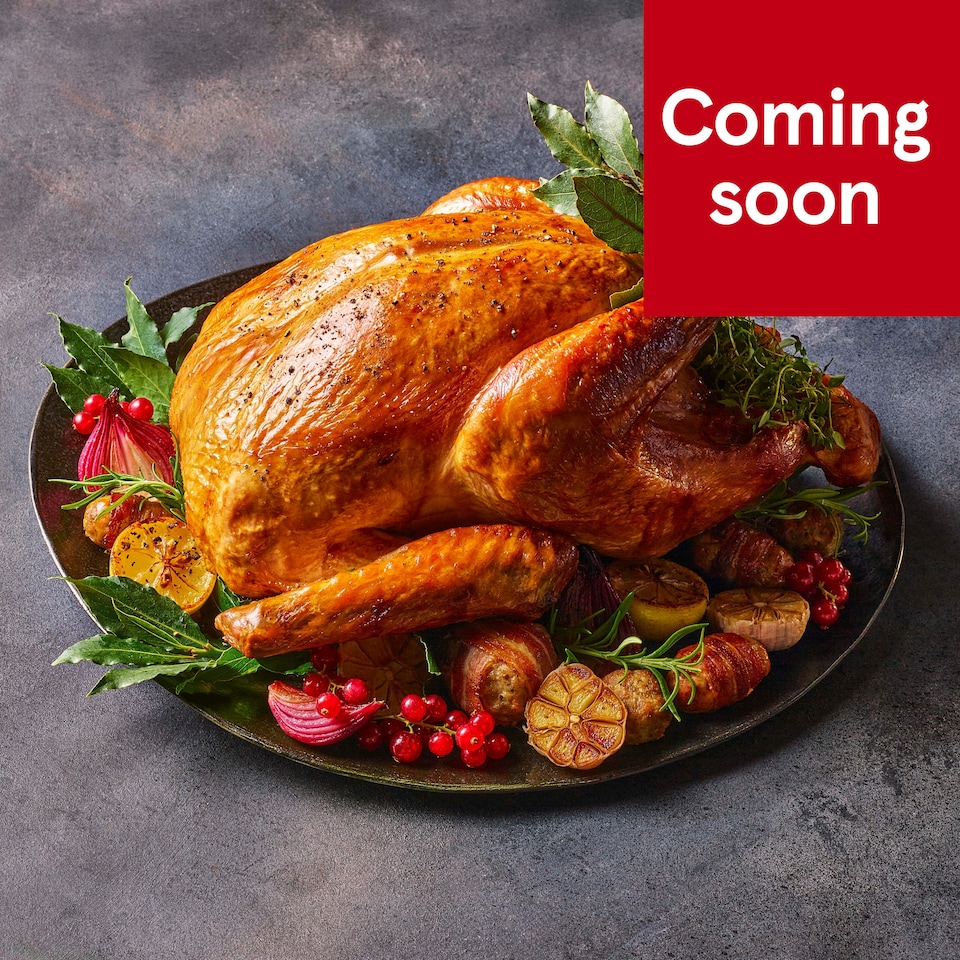 9. Tesco Finest East Anglian Gold Free Range Whole Turkey 4kg - 5.49kg (Serves 10-14)