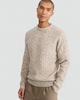 image 2 of F&F Crew Neck Cable Knit Jumper in Neutral