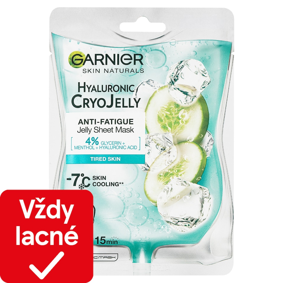 Garnier Cryo Jelly Face Mask with -7 °C cryo cooling effect, 27 g