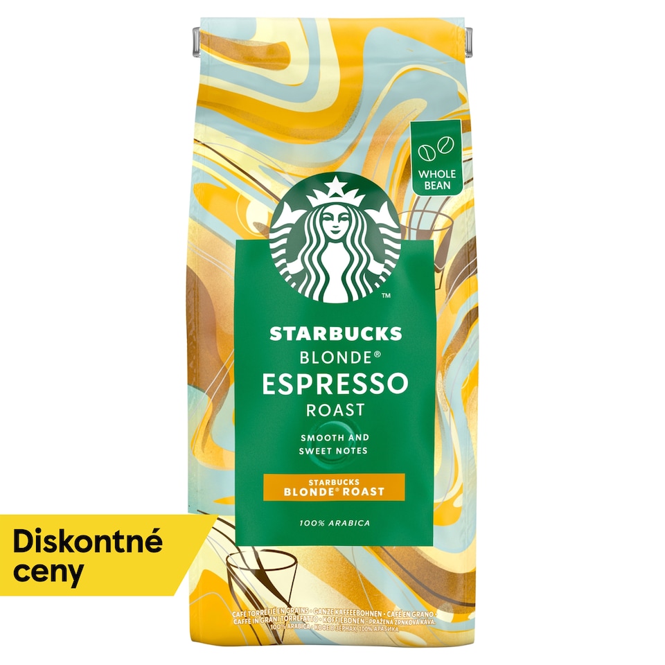 Starbucks Blonde Espresso Roast, Coffee Beans, 450 g