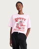 image 2 of F&F Pure Cotton Howdy Christmas T-Shirt in Pink