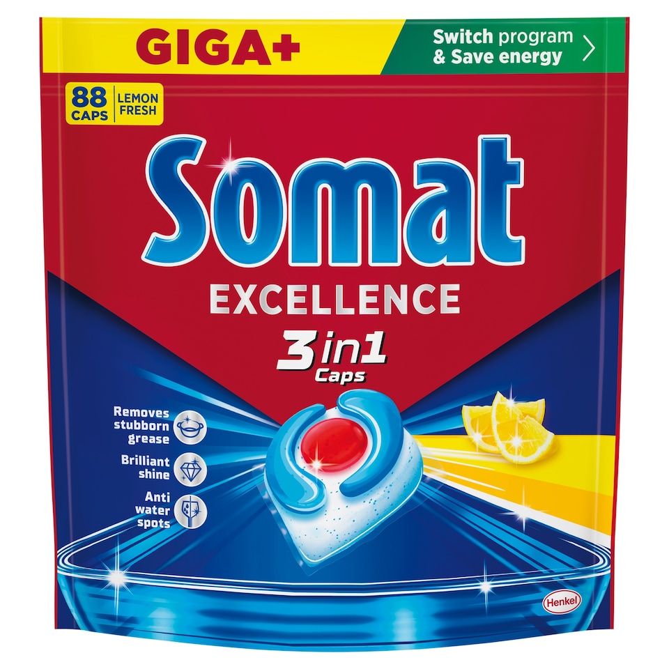 Somat 3in1 Excellence mosogatógép kapszula 88 db  1. kép