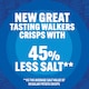 image 3 of Walkers A Dash of Salt & Vinegar Less Salt Multipack Crisps 6x25g