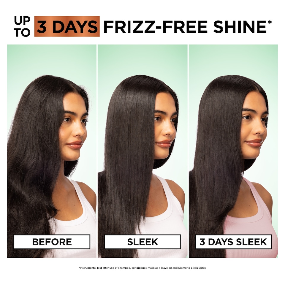 image 1 of Garnier Keratin Sleek Diamond Spray 150ml