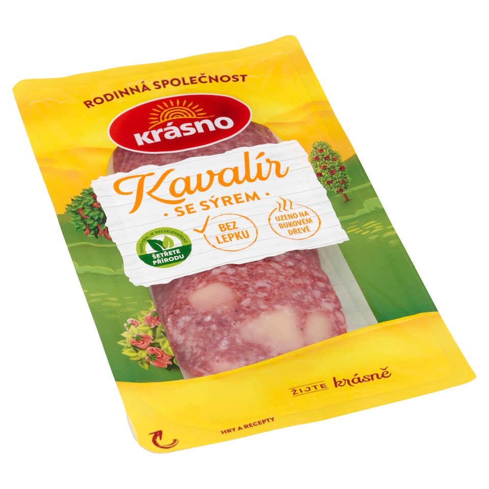 Obrázek 1 pro produkt Krásno Kavalír se sýrem krájený 76g