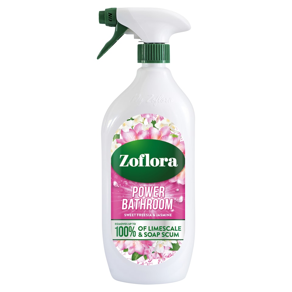 Zoflora Power Bathroom Cleaner Sweet Freesia & Jasmine 800ml