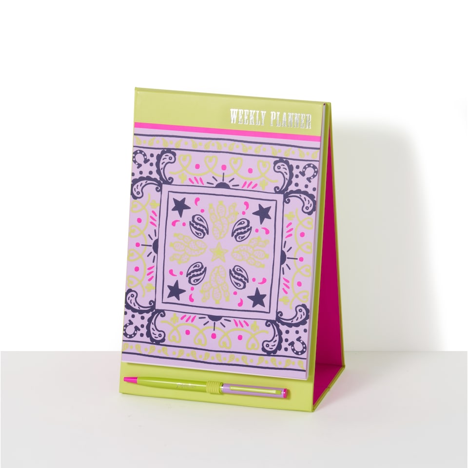 image 1 of Paperchase Rodeo Stars Stand up Weekly Planner