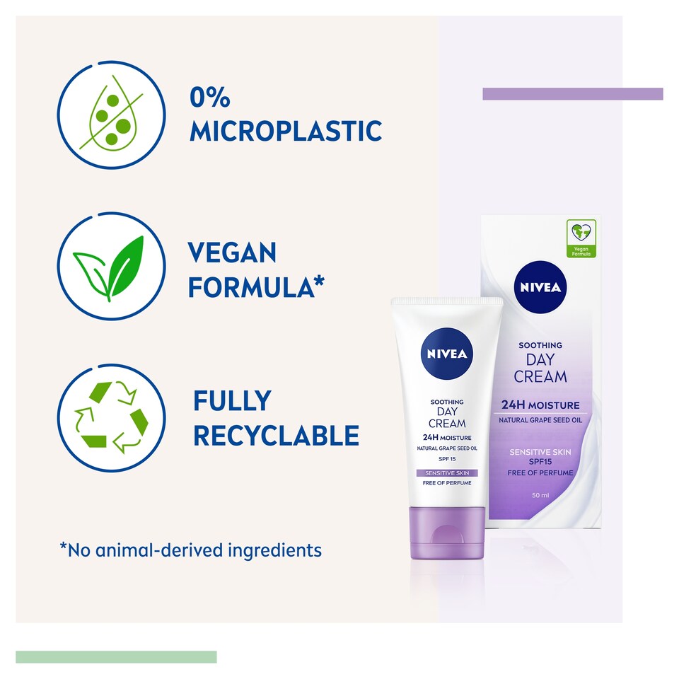 image 1 of Nivea Sensitive Day Cream Tube 50Ml