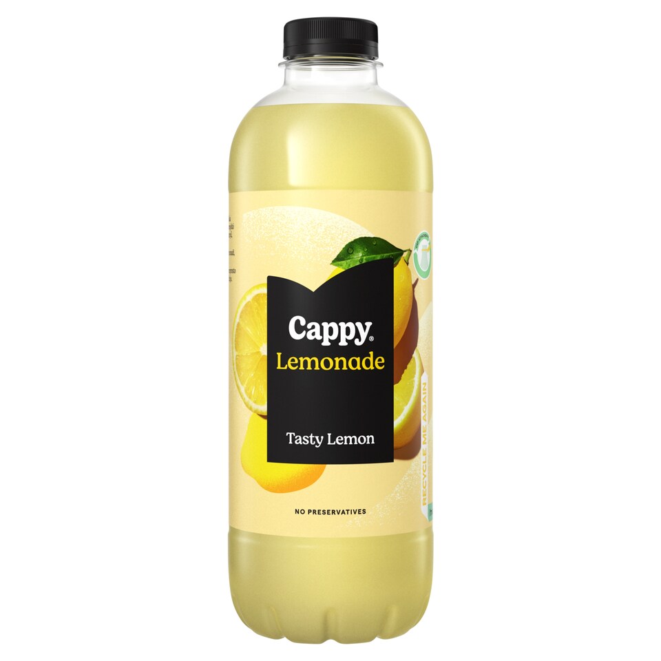 Cappy Lemonade Non-Carbonated Lemon Soft Drink with Sugar and Sweetener 1,25 l