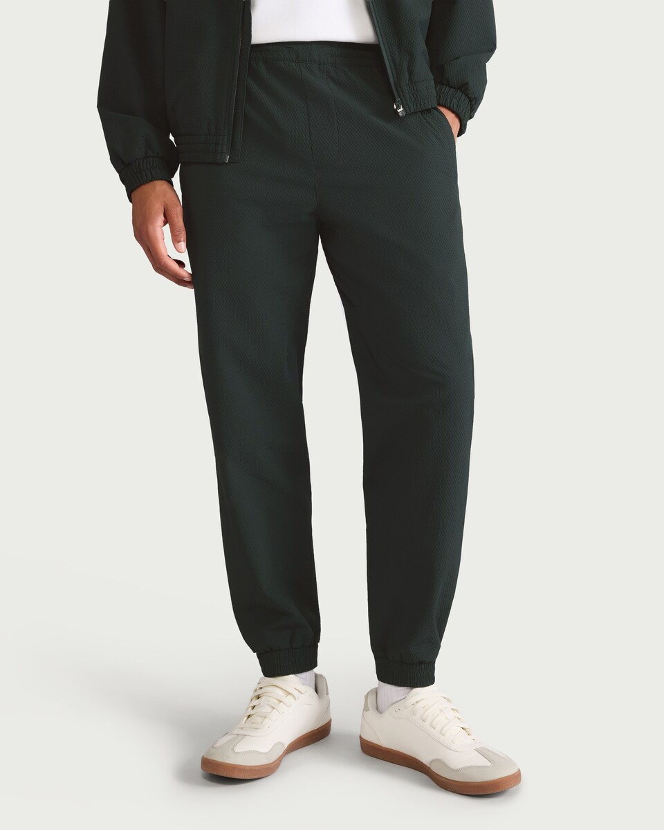 image 1 of F&F Active ULTRAMOVE Textured Shower Resistant Joggers in Green