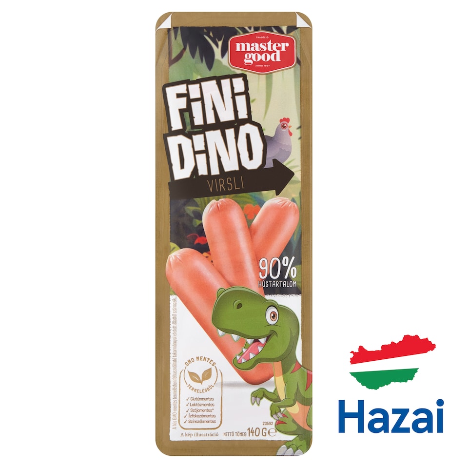 image 1 of Master Good Fini Dino Hot Dog 140 g