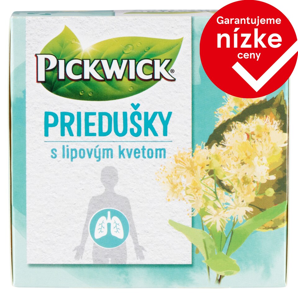 obrázok 1 z Pickwick Priedušky s lipovým kvetom bylinný čaj 10 x 2,2 g (22 g)