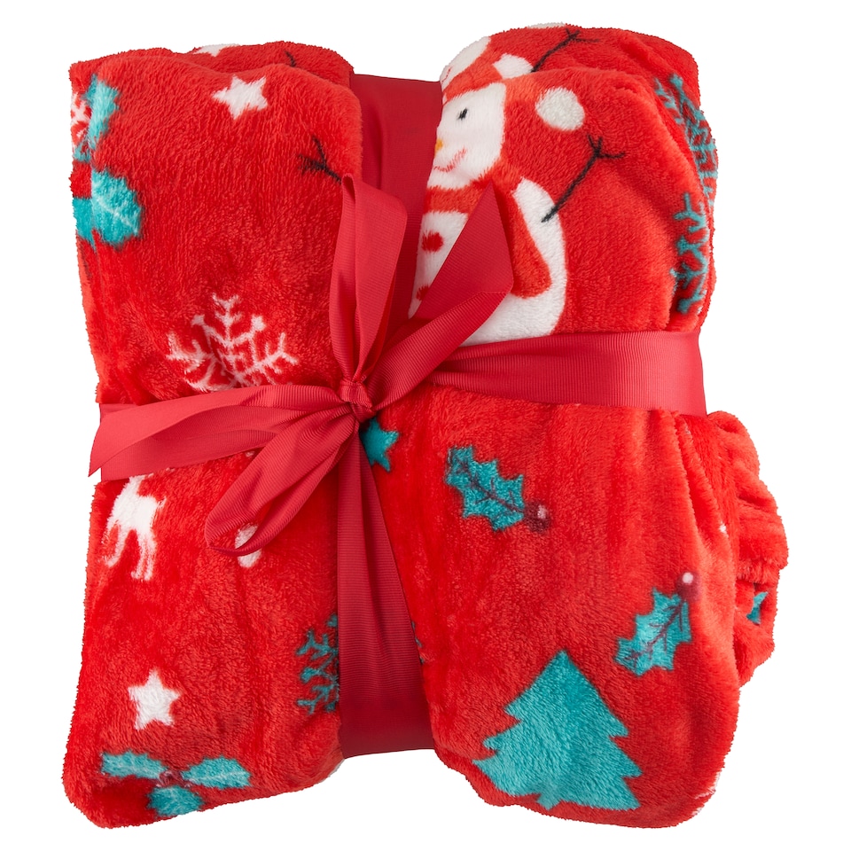 Domarex Snowman Christmas Blanket 130 x 160 cm