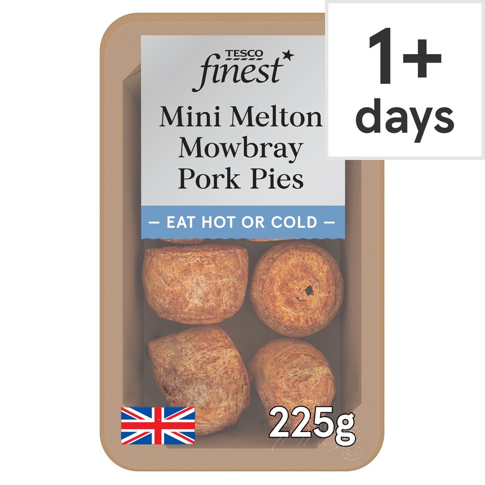 Tesco Finest Mini Melton Mowbray Pork Pies 200g
