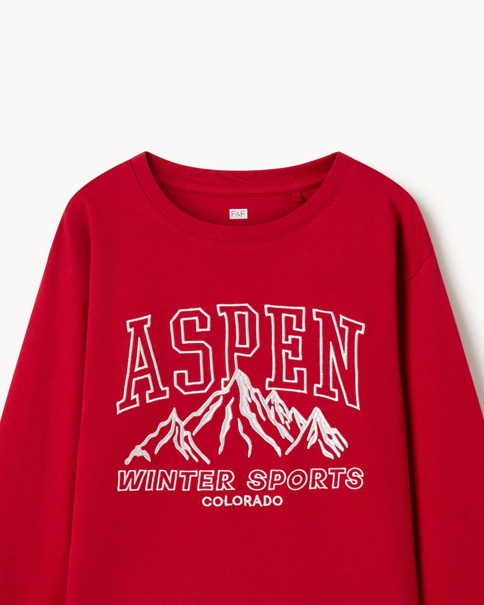 image 1 of F&F Boys Pure Cotton Aspen Checked Pyjama Set in Red