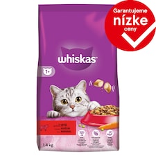 Whiskas 1+ s výborným hovädzím 1,4 kg