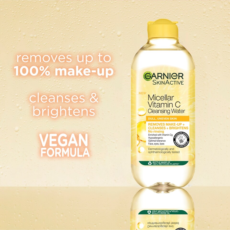 image 1 of Garnier SkinActive Micellar Vitamin C Cleansing Water 400ml