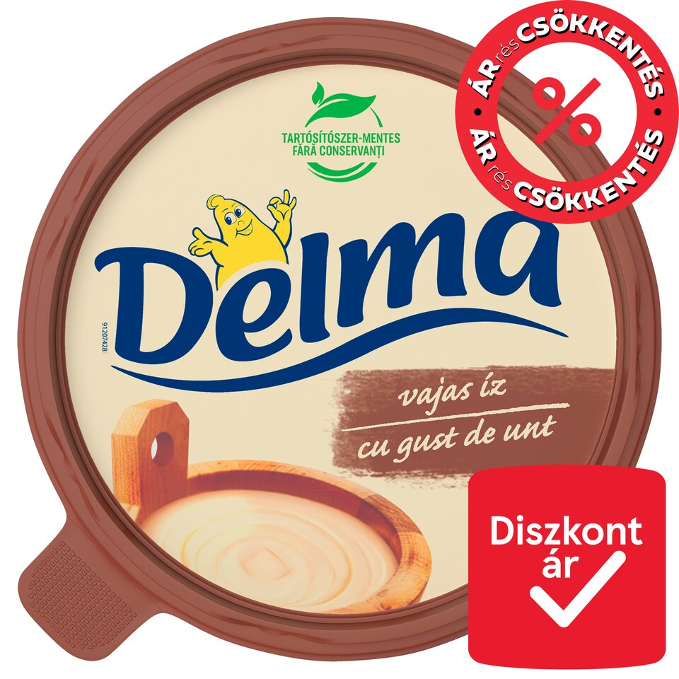 Delma vajas ízű félzsíros margarin 39% 450 g  1. kép