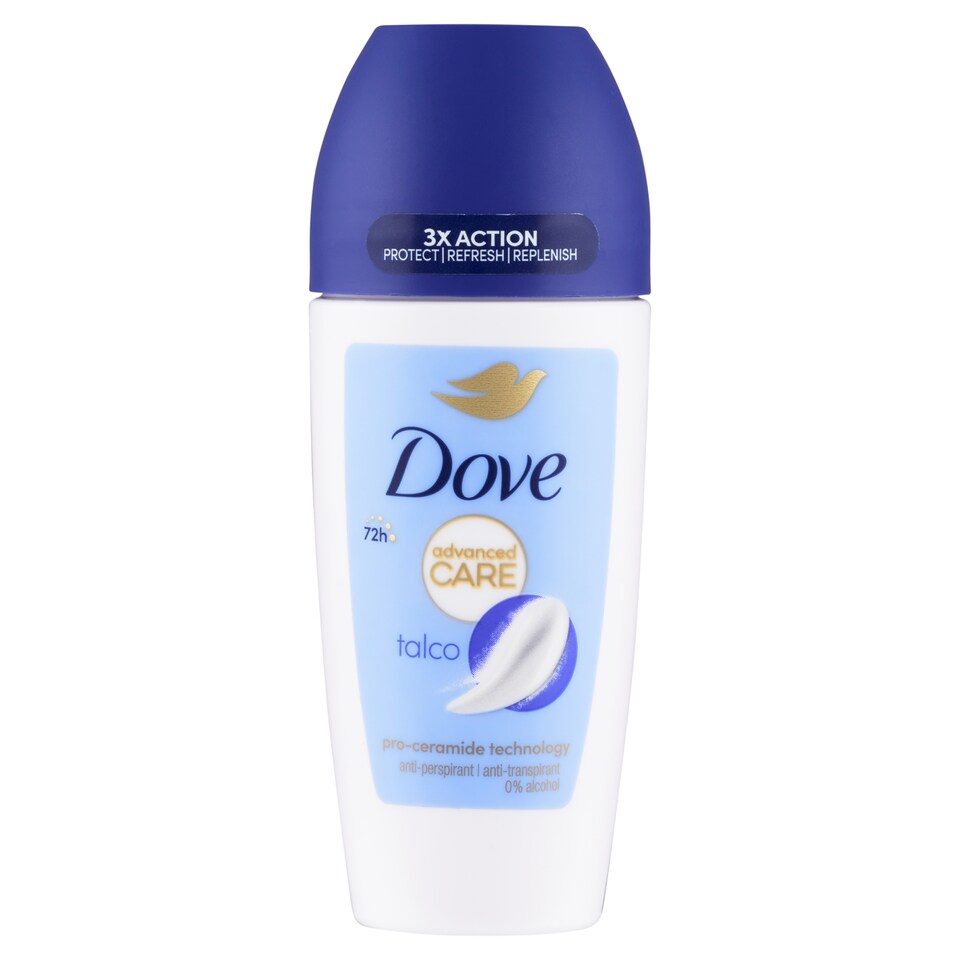 image 1 of Dove Advanced Care Talco Roll-On Antiperspirant 50 ml