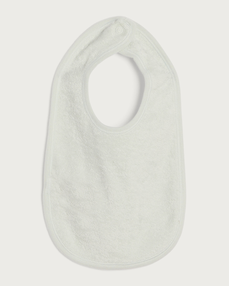 image 1 of F&F Baby 5-Pack Pure Cotton Animal Print Bibs in White