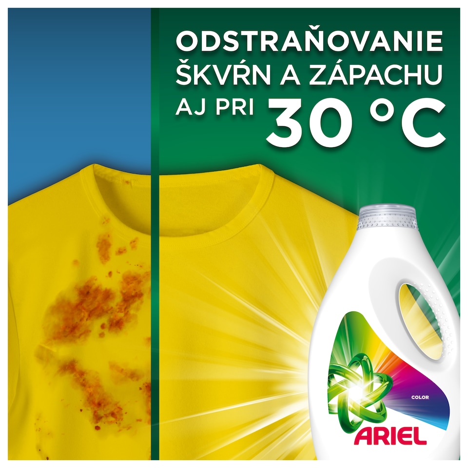 obrázok 1 z Ariel Tekutý prací prostriedok, 60 praní, Na farebnú bielizeň