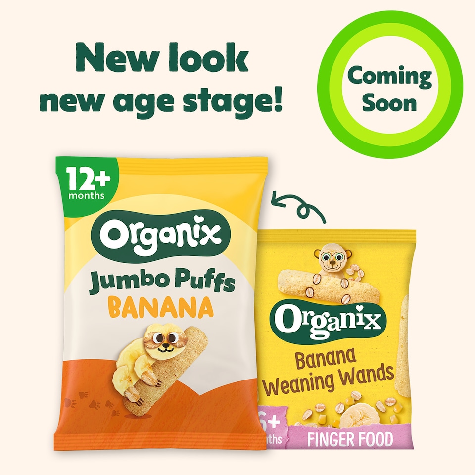 image 1 of Organix Banana Weaning Wands 25G