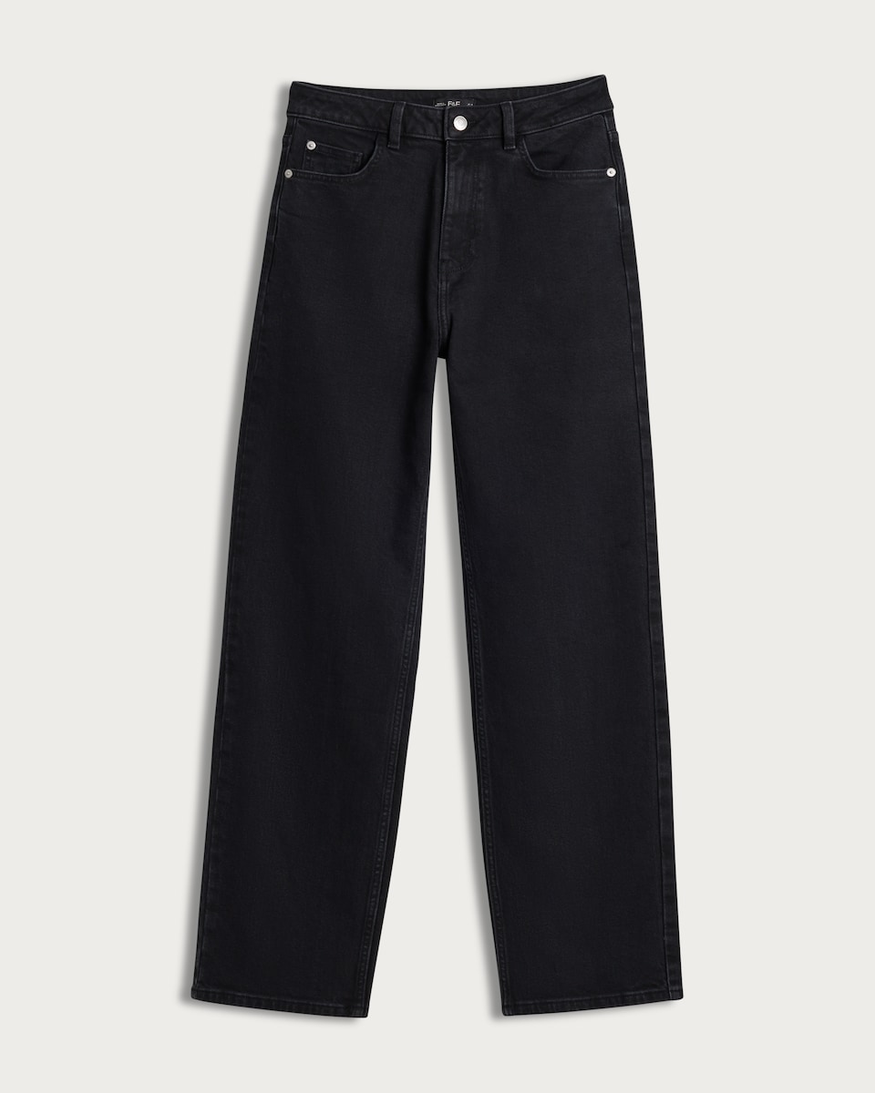 image 1 of F&F Straight Leg Jeans  in Black