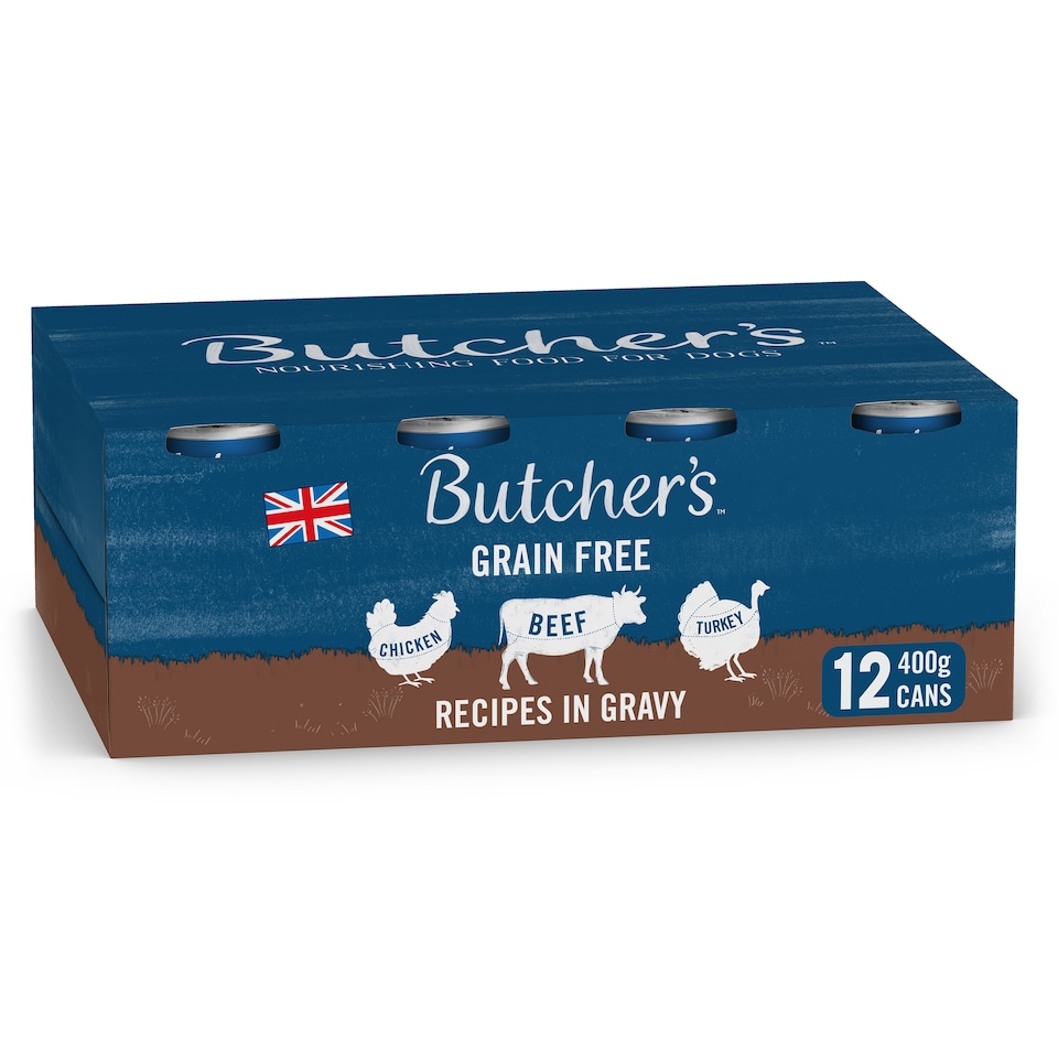 image 1 of Butcher's Recipe In Gravy Dog Food Tin 12X400g