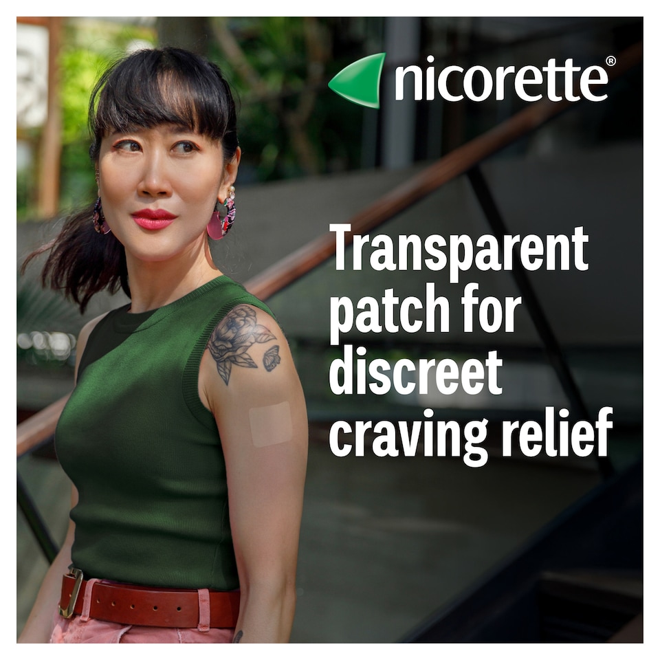 image 1 of Nicorette InvisiPatch Stop Smoking Aid Step 1 25mg Nicotine Patches 14s