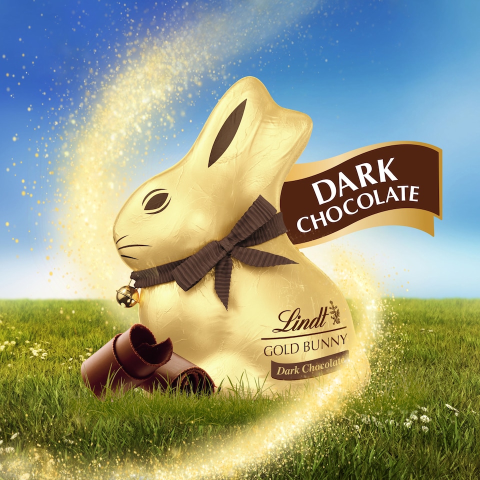image 1 of Lindt Gold Bunny Easter Dark Chocolate 60% 100g