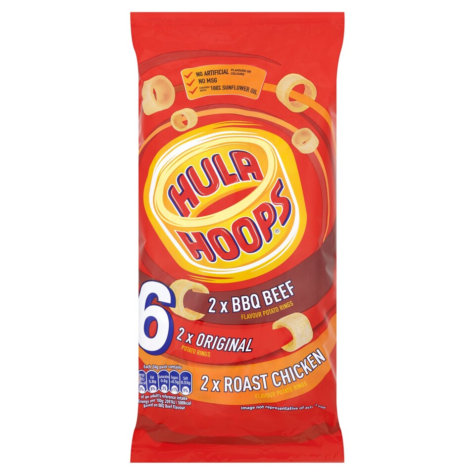 image 1 of Hula Hoops Meaty 6X24g