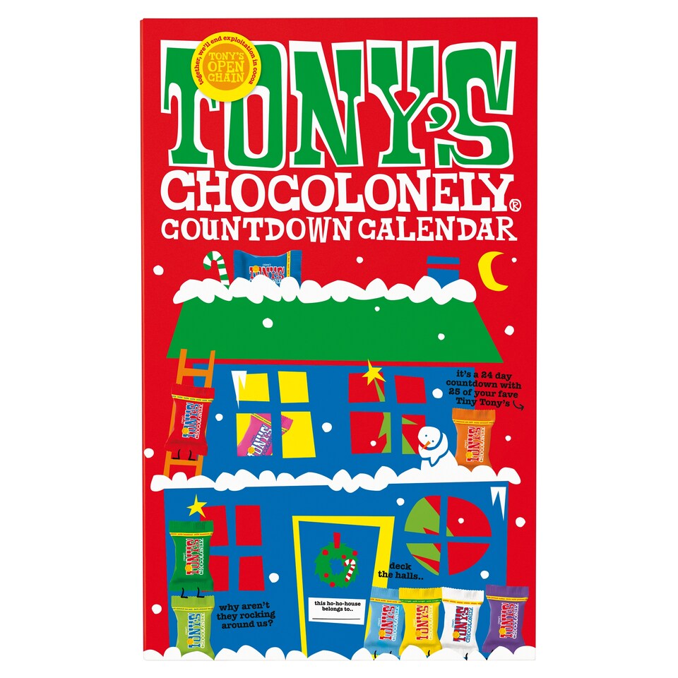 image 1 of T's/Choclnly Big Tiny Advent Calendar 225G
