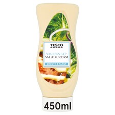 Tesco 50% Less Fat Salad Cream 450Ml