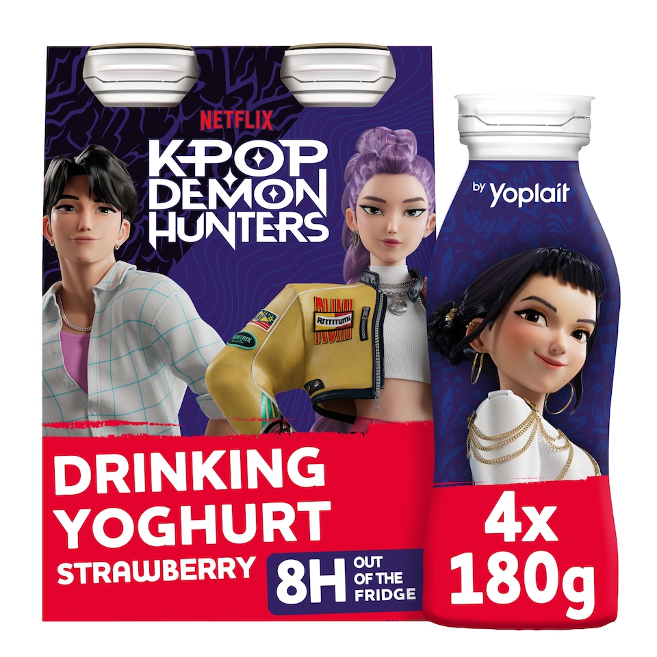 Yoplait KPOP Strawberry Yogurt Drink 4x180g
