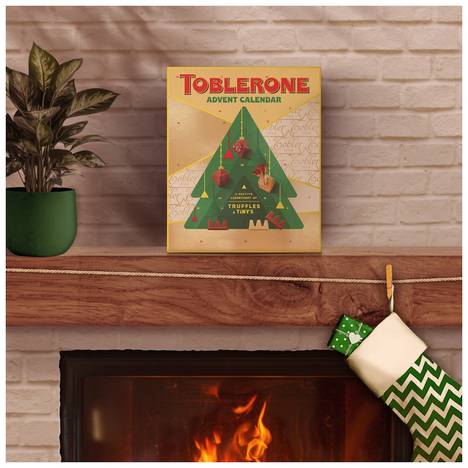 image 1 of Toblerone Chocolate Xmas Advent Calendar 204g