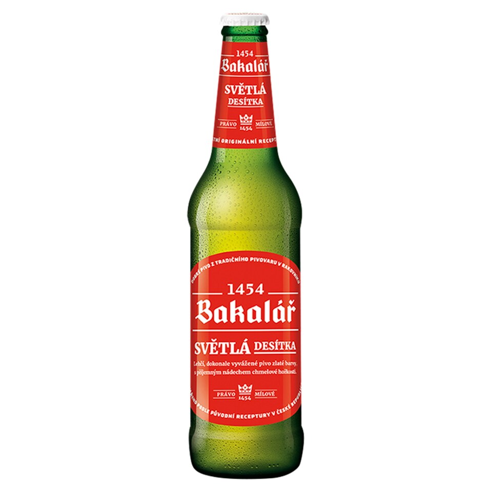 Bakalář Světlá desítka 0,5l