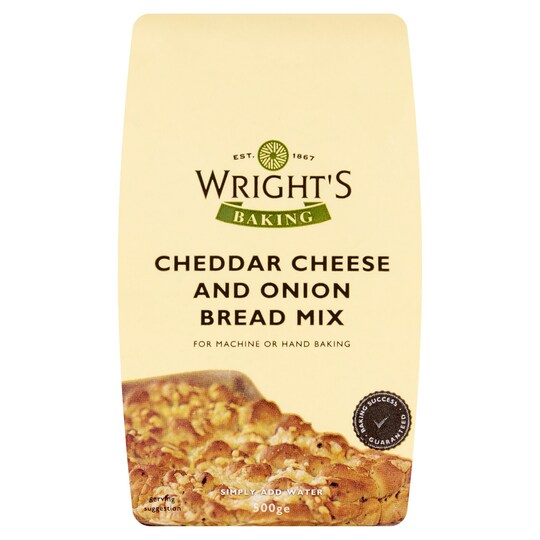 Wrights Cheese & Onion Bread Mix 500G Tesco Groceries