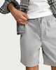 image 2 of F&F Boys Cotton Rich Drawstring Shorts in Grey