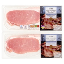 Tesco Unsmoked Back 10 Bacon Rashers Twin Pack 2x300g