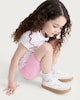 image 1 of F&F Girls 3-Pack Cotton Rich Ribbed Cycling Shorts in Multi Pink