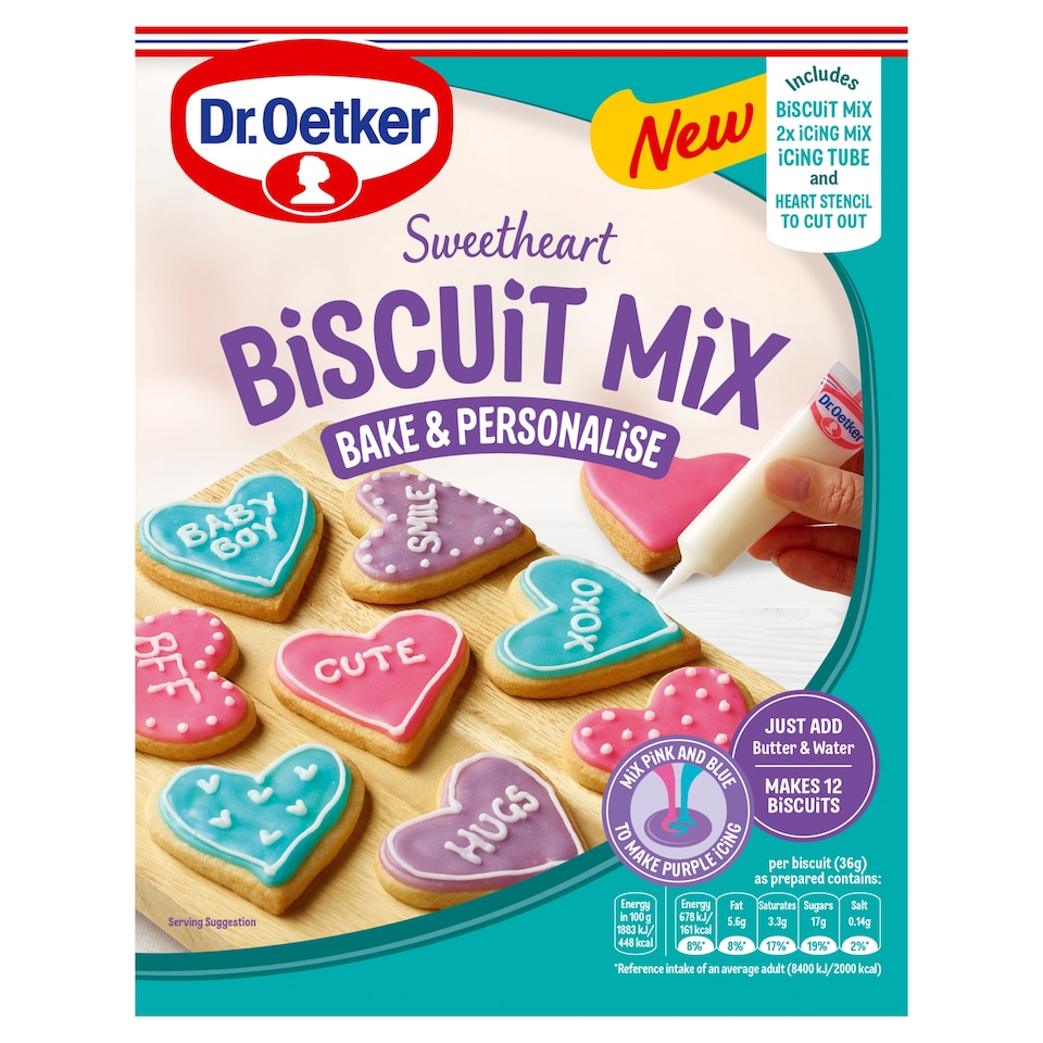 Dr. Oetker Sweetheart Biscuit Mix 357g