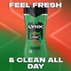 image 2 of Lynx Jungle Fresh 3 in 1 Body Face Hair Wash Shower Gel 225ml